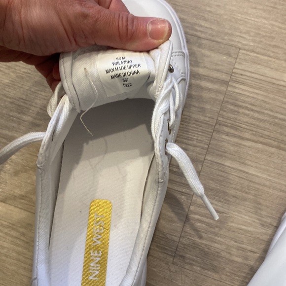 Nine West white sneakers! - Picture 5 of 5